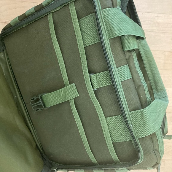 Military Green Tactical Laptop Bag - Picture 6 of 7